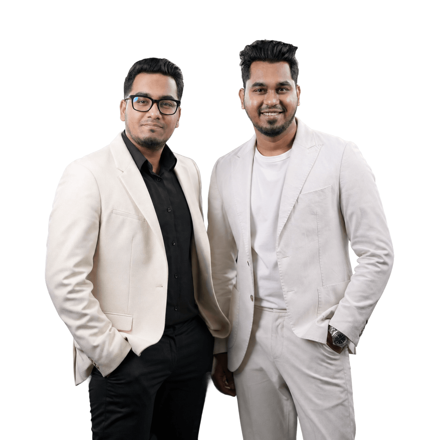 FundedNext co-founders Abdullah Jayed and Abdullah Galib